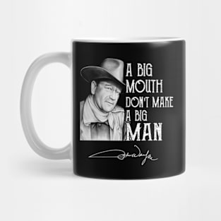 super star quote black and white Mug